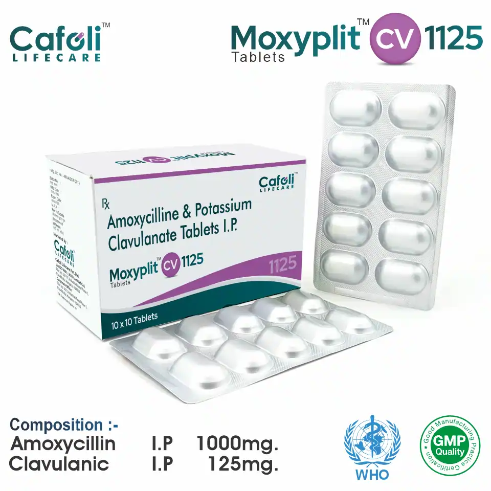Amoxycillin 1000mg + Clavulanic Acid 125mg Tablet PCD Pharma